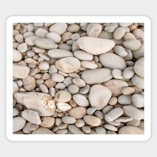 abstract art, river stones Sticker